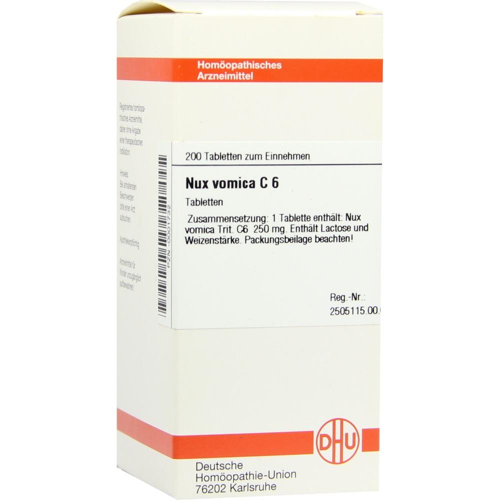 NUX VOMICA C 6 Tabletten 200 St Tabletten