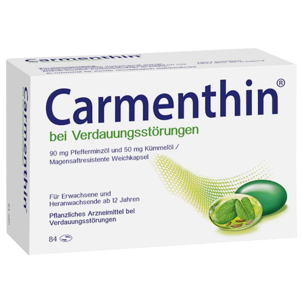 Carmenthin bei Verdauungsstörungen 84 St Magensaftresistente Weichkapseln