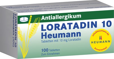 LORATADIN 10 Heumann 100 St Tabletten