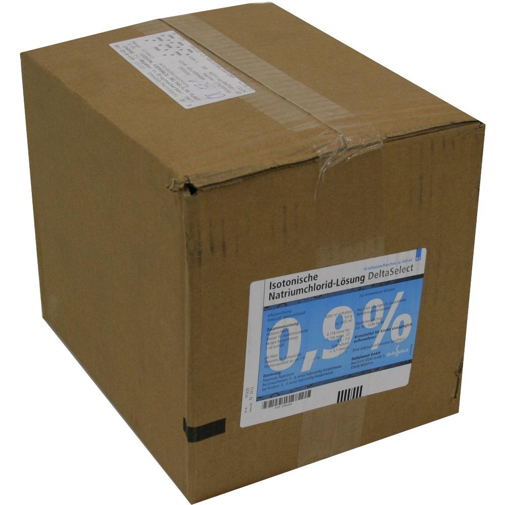 KOCHSALZLÖSUNG 0,9% Plastikfl. 10X500 ml Infusionslösung