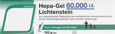 Hepa-Gel 60.000 I.E. Lichtenstein 100 g Gel