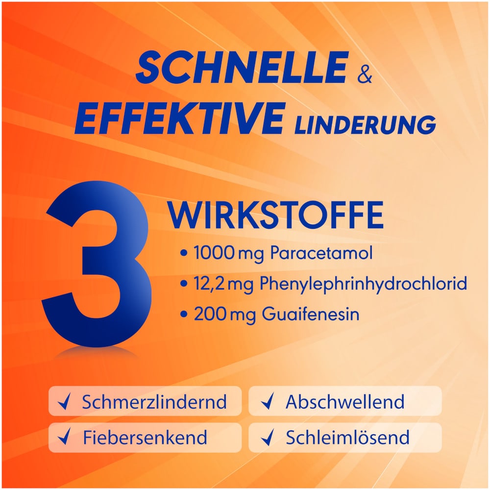 Otri-Complex forte Erkältungsgetränk, 10 Beutel 10 St Pulver zur Herstellung einer Lösung zum Einnehmen