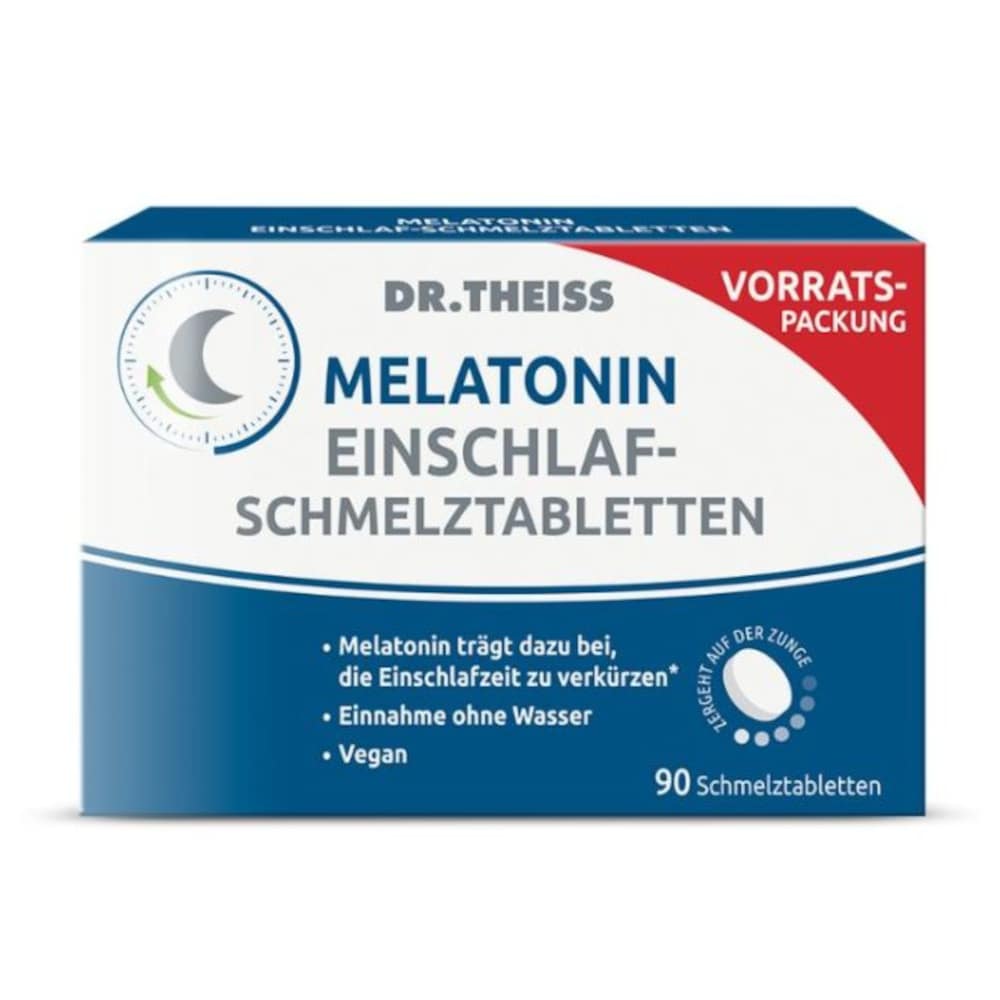 DR. THEISS MELATONIN EINSCHLAF-SCHMELZTABLETTEN 90 St Schmelztabletten