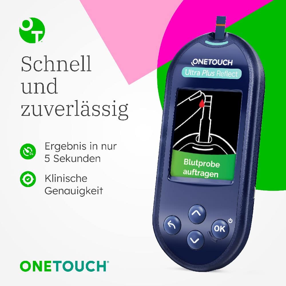 ONETOUCH Ultra Plus Reflect Plus Diabetes Start-Set mg/dL 1 Sparset