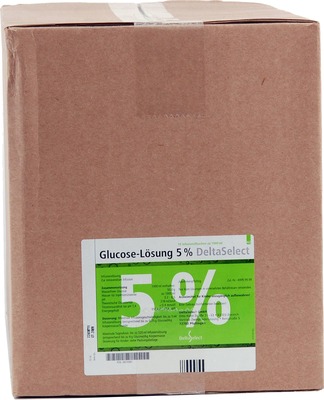 GLUCOSE 5% DELTAMEDICA Infusionslösung Plastikfl. 10X1000 ml Infusionslösung 10X1000 ml
