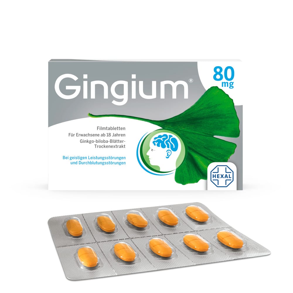 Gingium 80 mg 30 St Filmtabletten