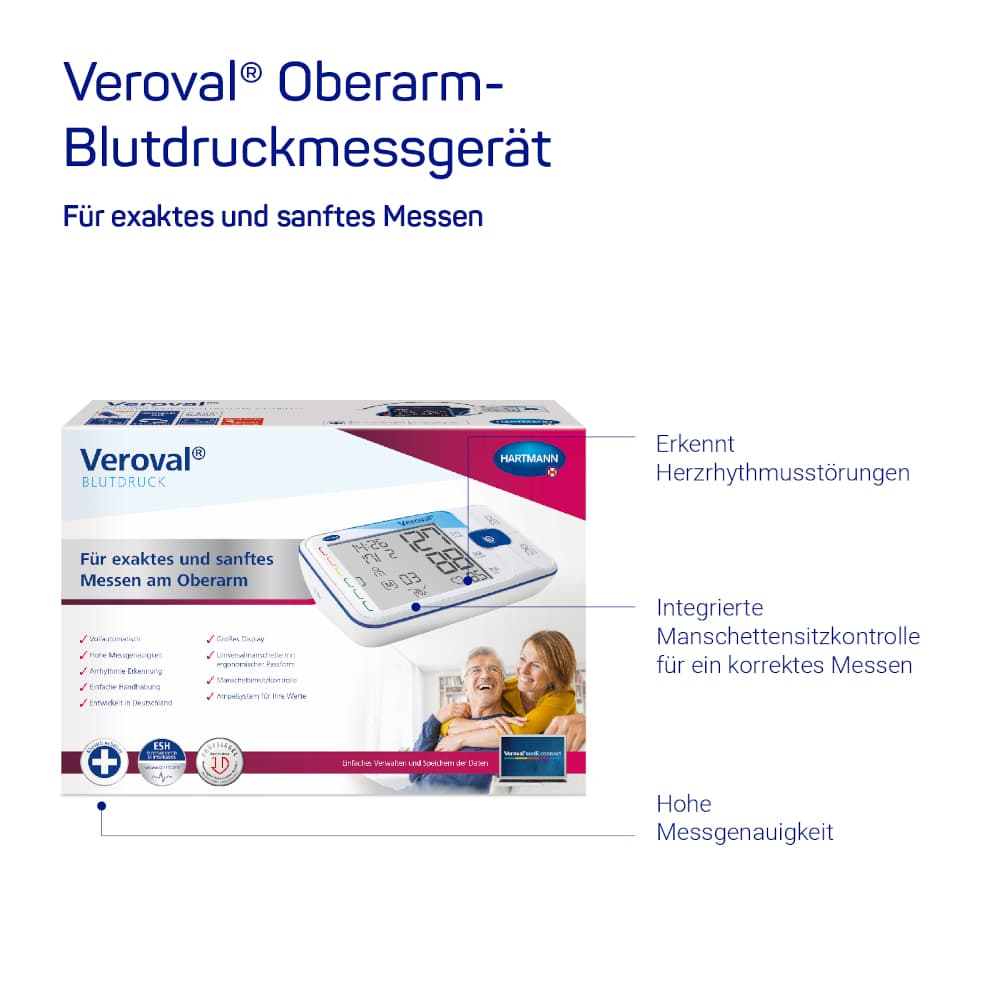 Veroval Oberarm-Blutdruckmessgerät 1 St