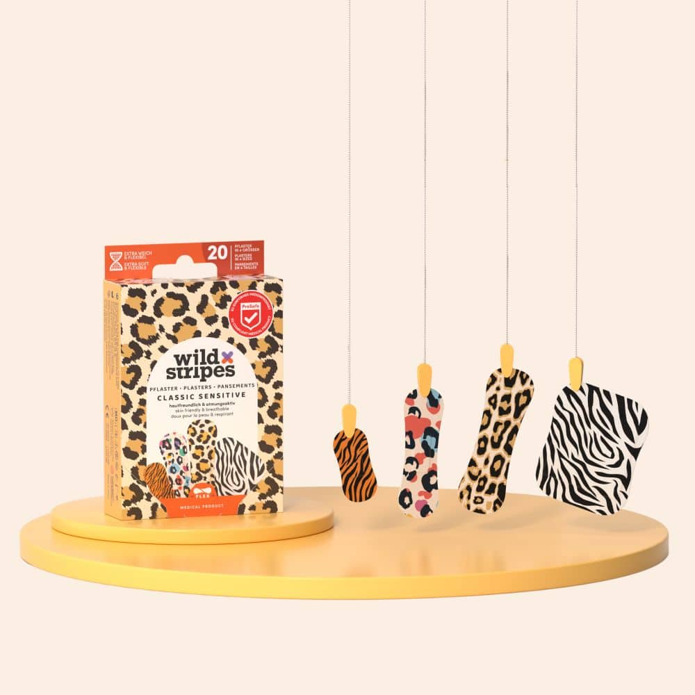 wild Stripes KIDS SENSITIVE 20 St Pflaster