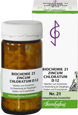 BIOCHEMIE 21 Zincum chloratum D 12 200 St Tabletten