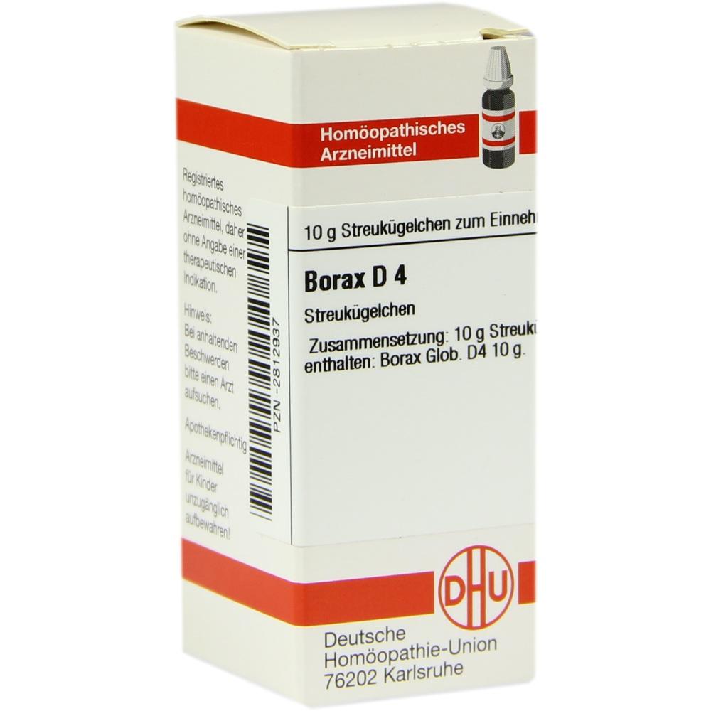 BORAX D 4 Globuli 10 g Globuli