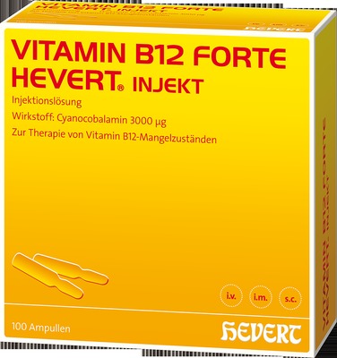 VITAMIN B12 FORTE HEVERT INJEKT 100X2 ml Injektionslösung