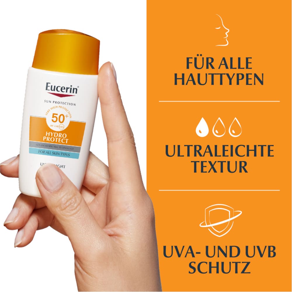 Eucerin HYDRO PROTECT FACE SUN FLUID LSF 50+ 50 ml Creme