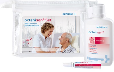 octenisan Set Waschlotion+Nasengel 1 St Kombipackung