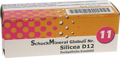 SCHUCKMINERAL Globuli 11 Silicea D12 7.5 g Globuli