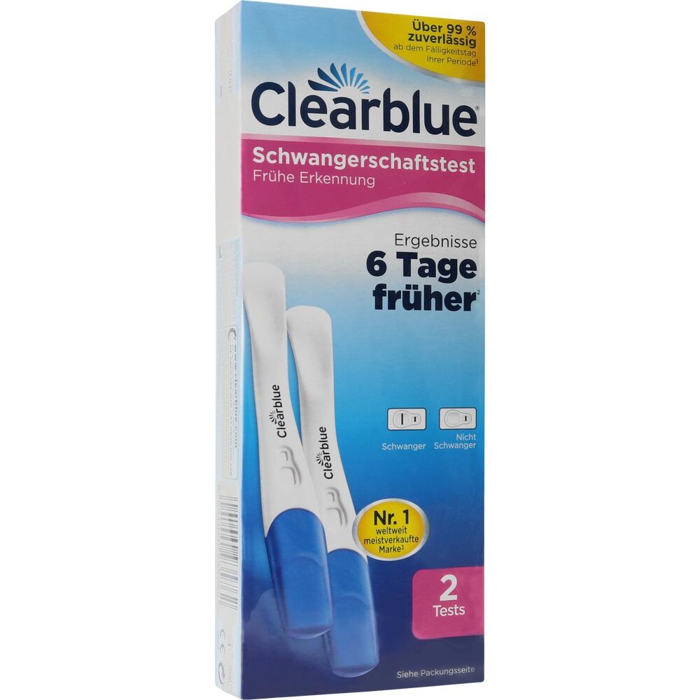 Clearblue Schwangerschaftstest Frühe Erkennung  2 St Test