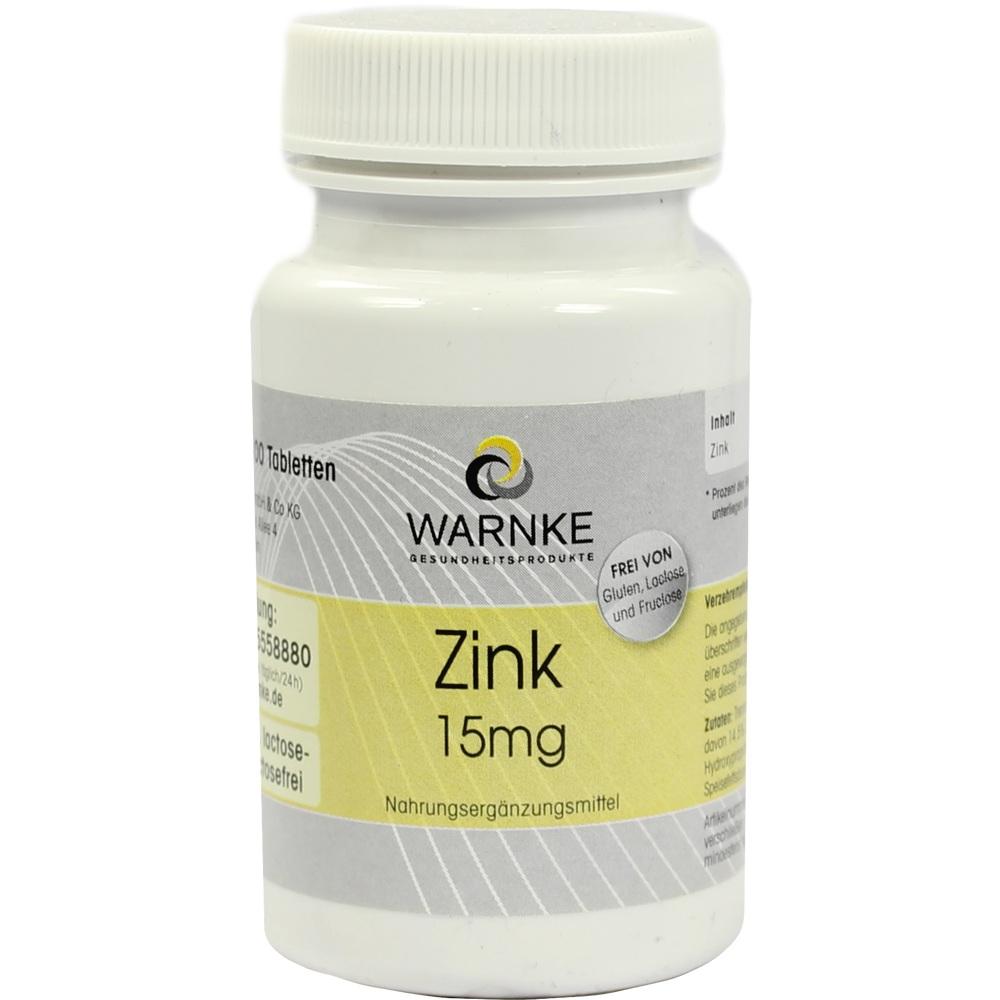 ZINK 15 mg Tabletten 100 St Tabletten