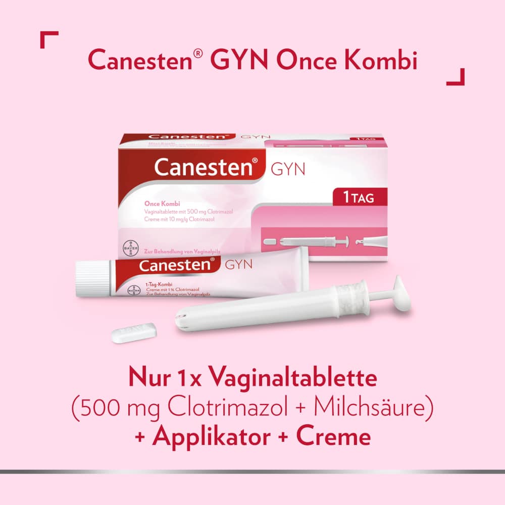 Canesten GYN Once Kombi zur Behandlung von Scheidenpilz 1 Packung Kombipackung