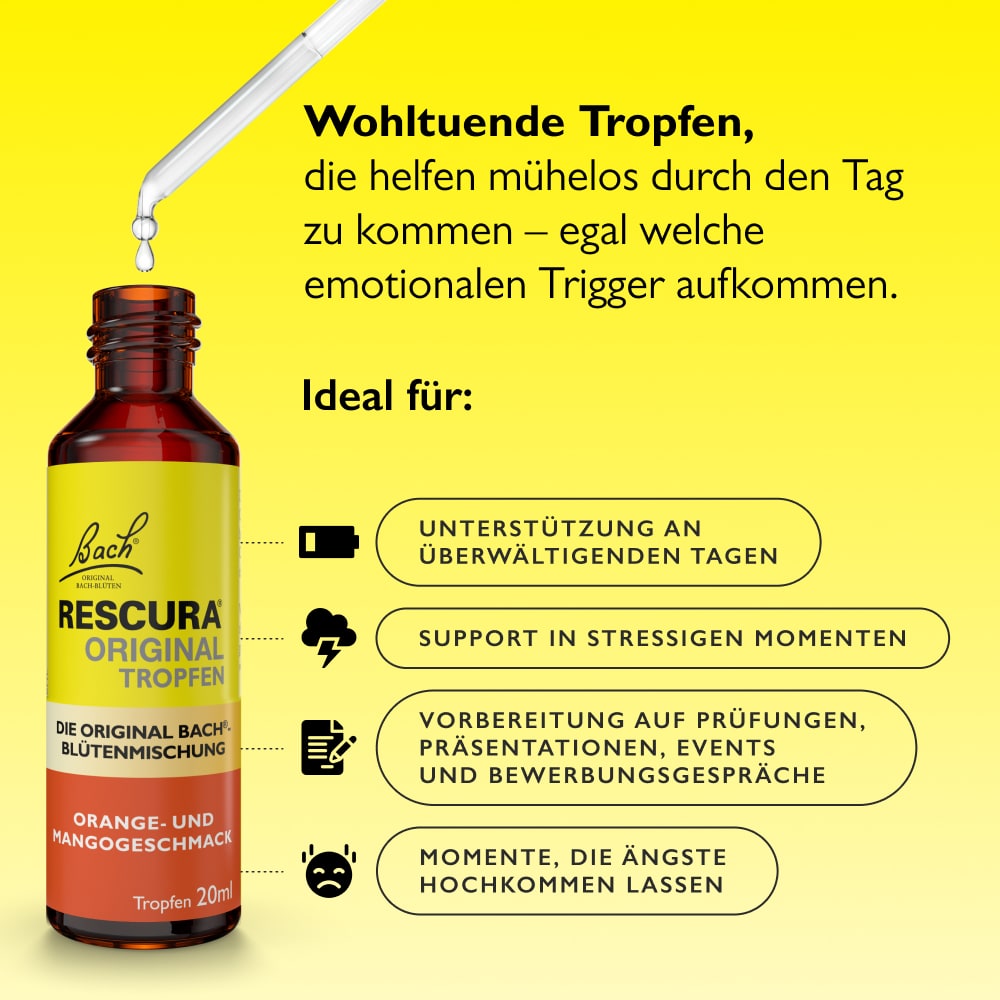 Bach RESCURA ORIGINAL ORANGE-MANGO 20 ml Tropfen