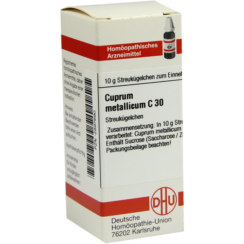CUPRUM METALLICUM C 30 Globuli 10 g Globuli