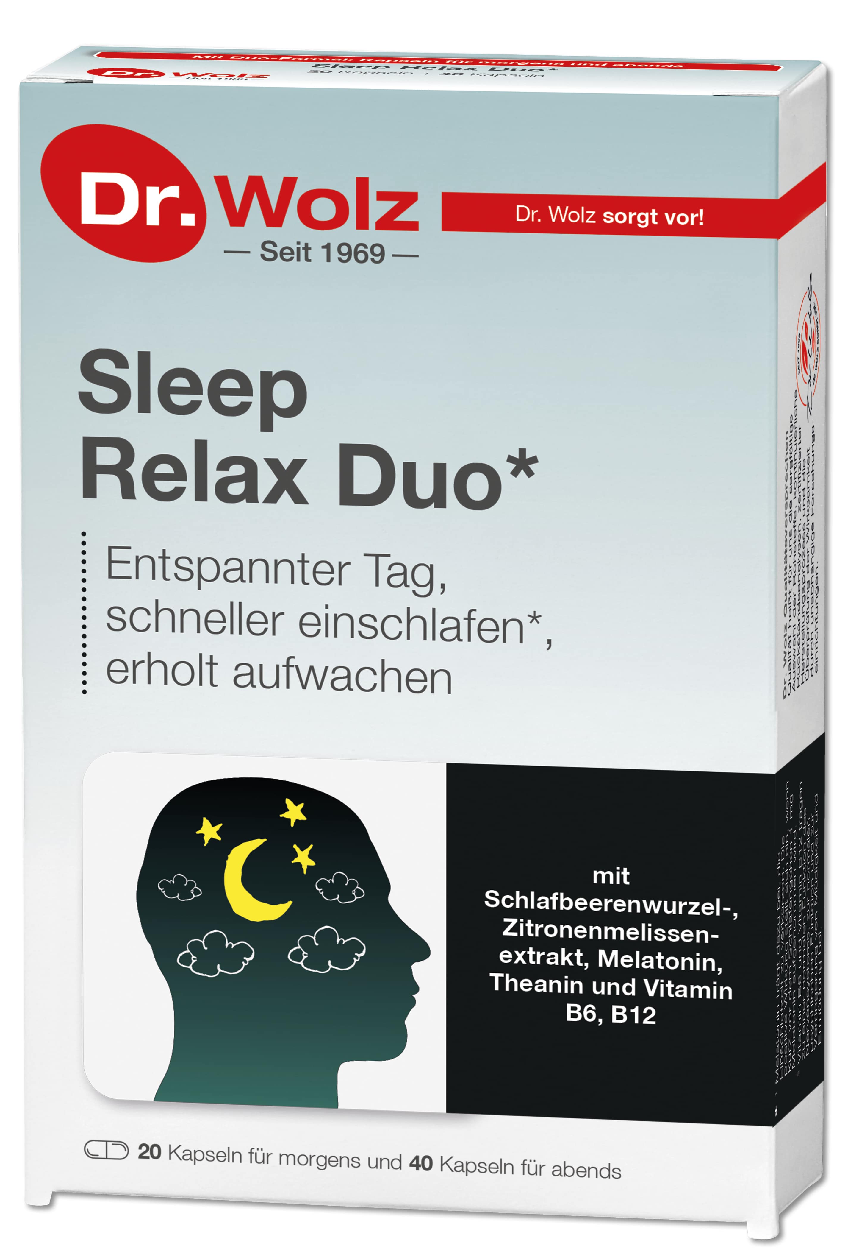 Dr. Wolz Sleep Relax Duo 60 St Kapseln
