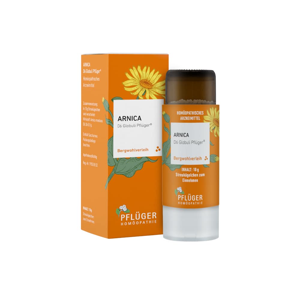 Arnica D6 Globuli Pflüger Dosierspender 10 g Globuli