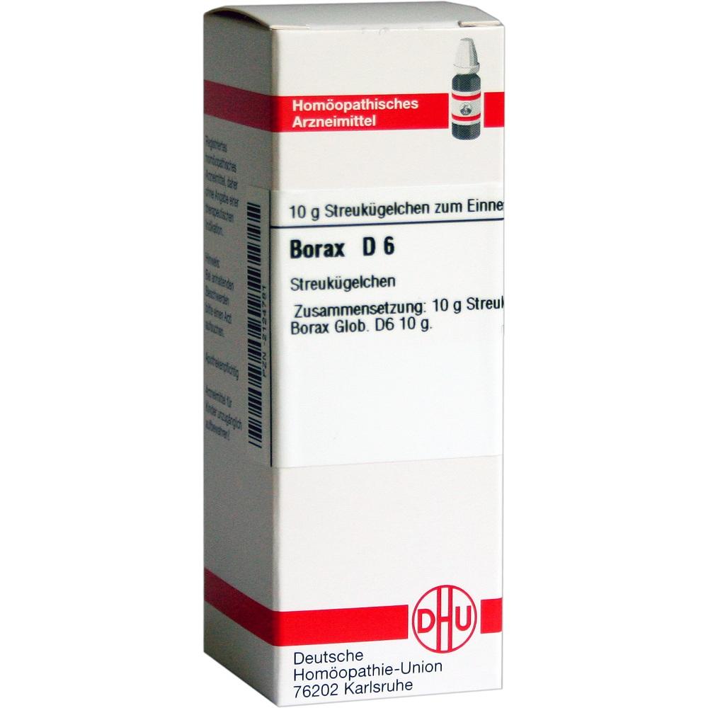 BORAX D 6 Globuli 10 g Globuli