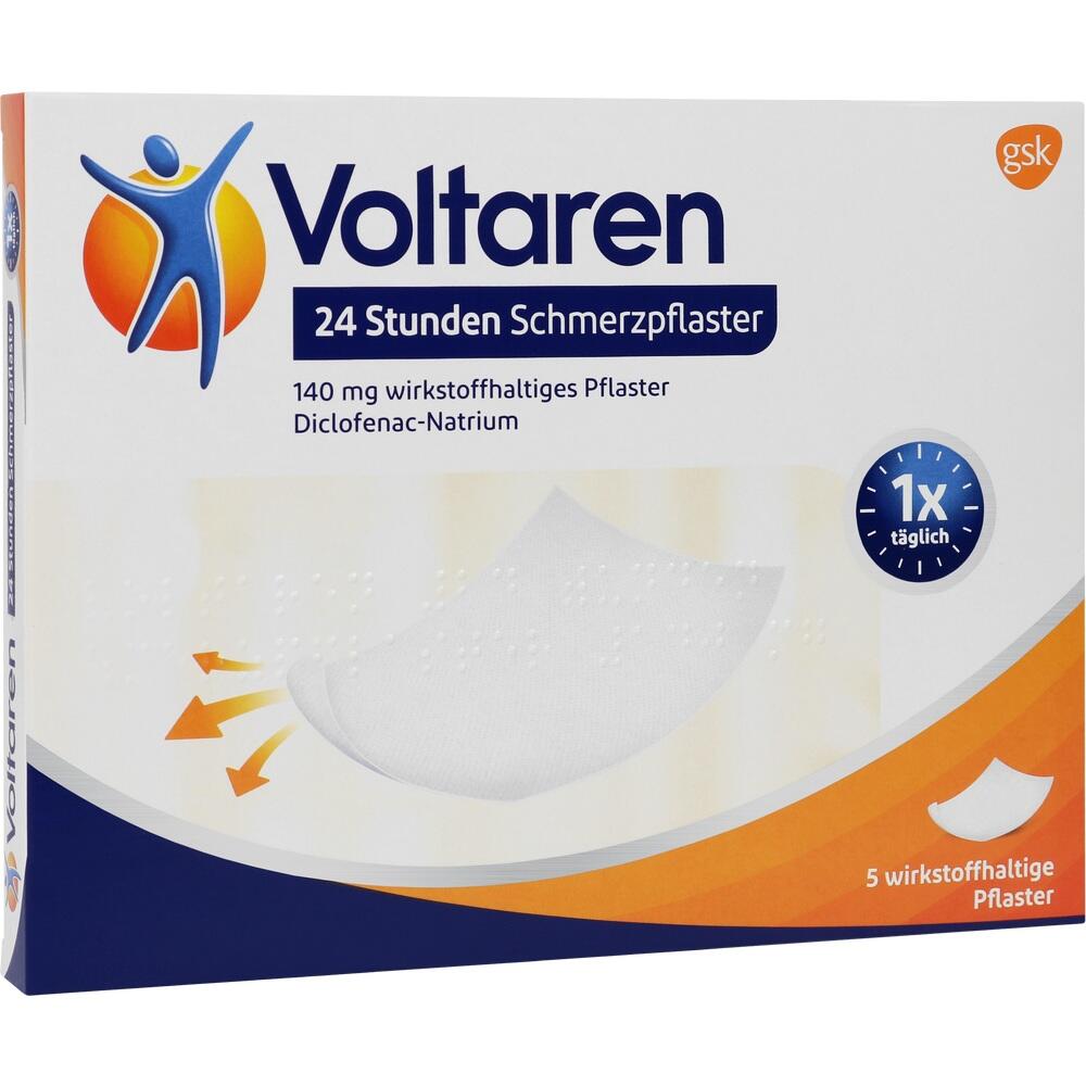 Voltaren 24 Stunden Schmerzpflaster 5 St Pflaster