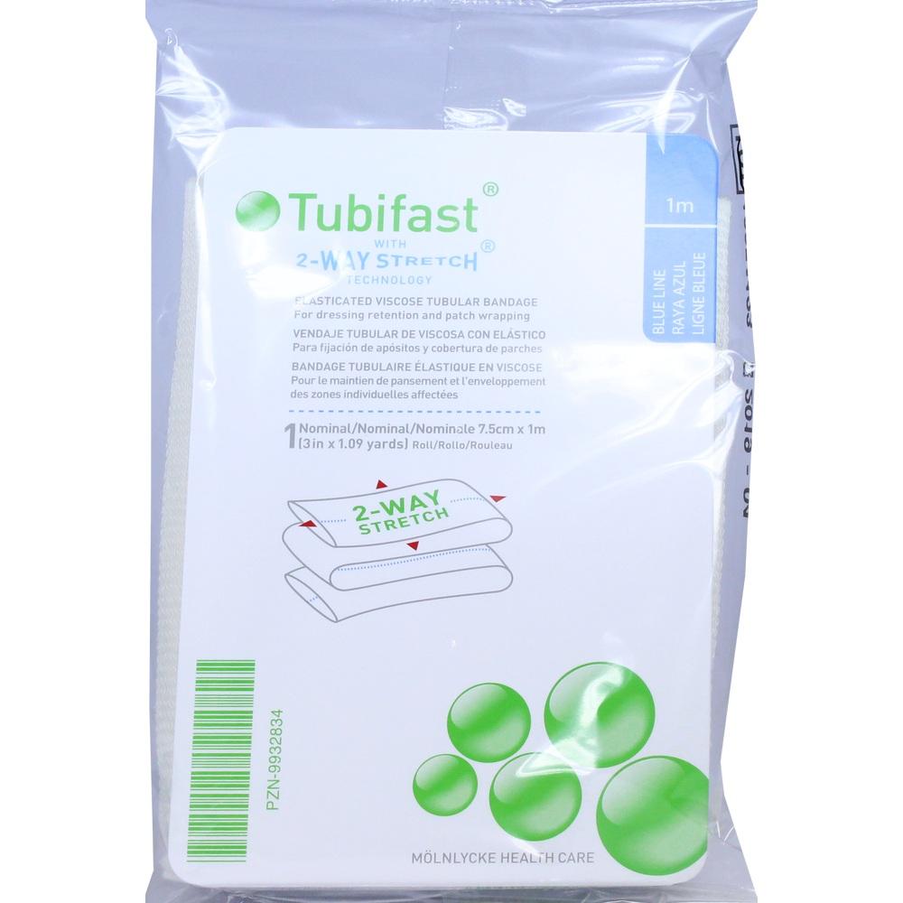 TUBIFAST 2-Way Stretch 7,5 cmx1 m blau 1 St Verband