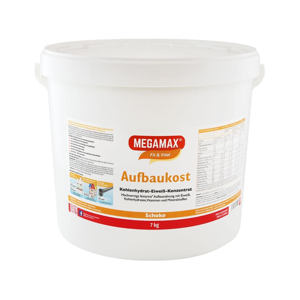 MEGAMAX Aufbaukost Schoko Pulver 7 kg Pulver