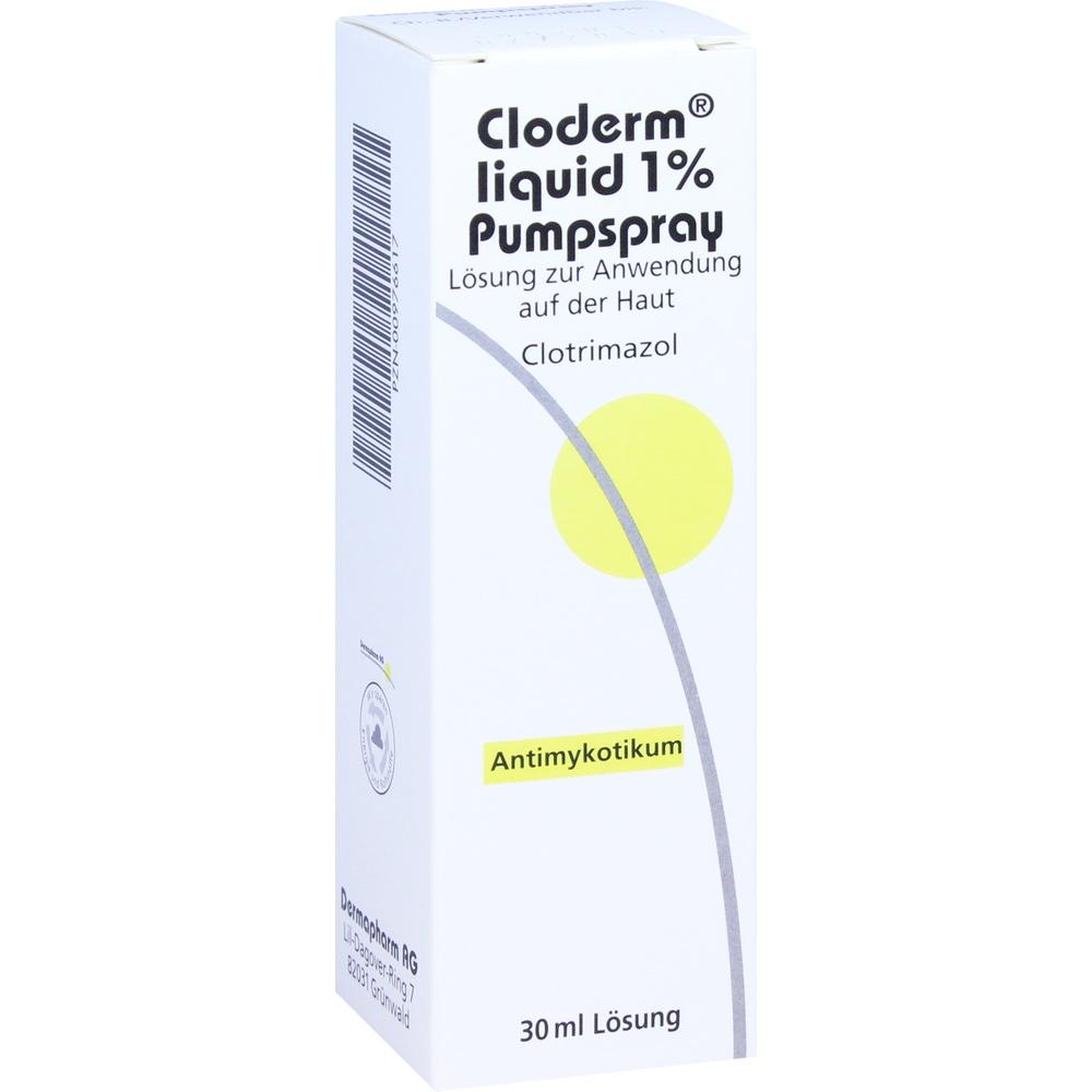 Cloderm liquid 1% Pumpspray 30 ml Spray
