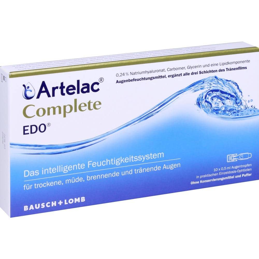 Artelac Complete EDO Augentropfen für trockene Augen 10X0.5 ml Augentropfen