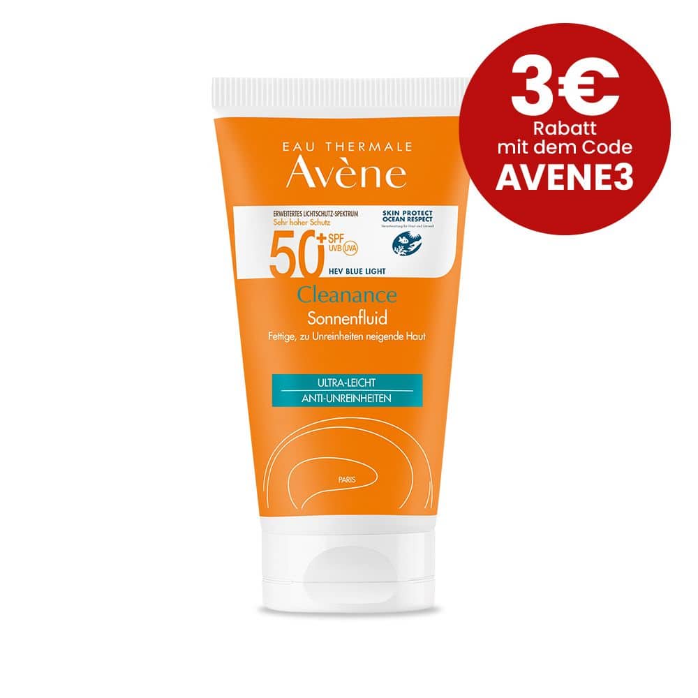 Avène Cleanance Sonnenfluid ULTRA-LEICHT SPF 50+ + 3 € sparen* 50 ml Emulsion