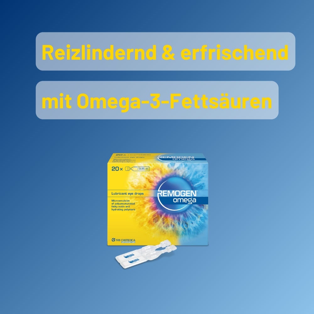 REMOGEN OMEGA Augentropfen 20X0.25 ml Augentropfen
