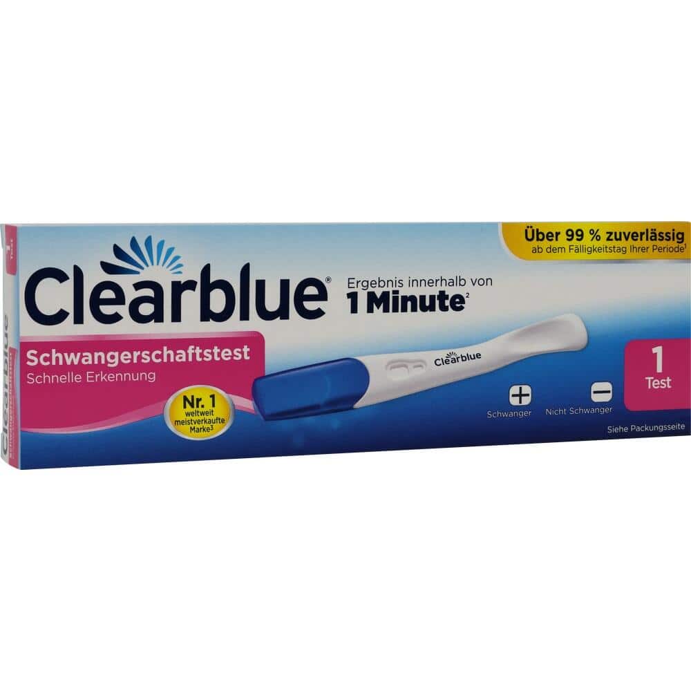 Clearblue Schwangerschaftstest schnelle Erkennung 1 St Test
