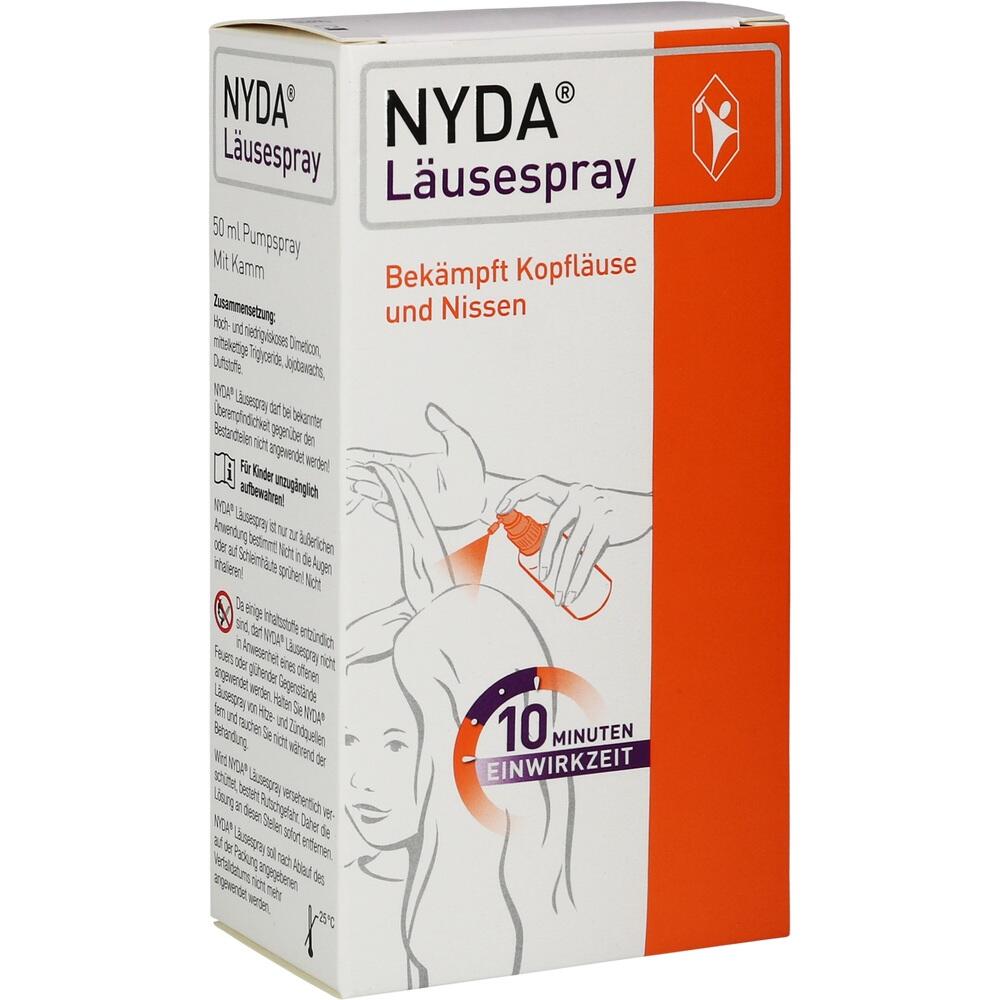 NYDA Läusespray gegen Kopfläuse & Nissen 50ml 50 ml Pumplösung