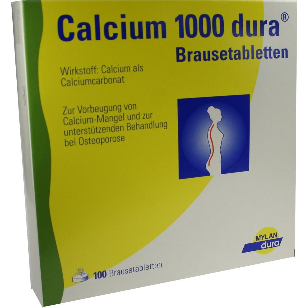 Calcium 1000 dura 100 St Brausetabletten