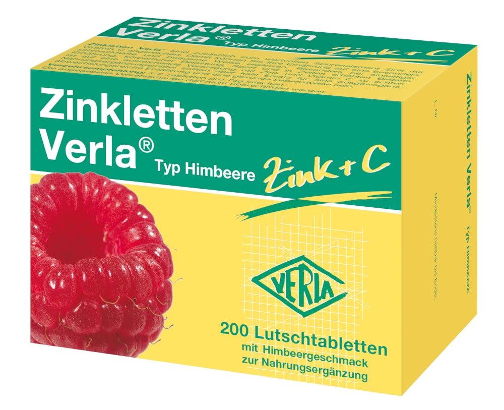 Zinkletten Verla 200 St Lutschtabletten