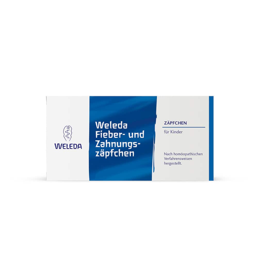 WELEDA Fieber- und Zahnungszäpfchen 10 St Suppositorien