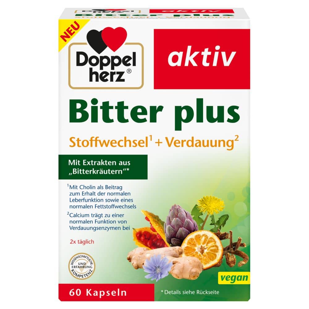 Doppelherz aktiv Bitter plus 60 St Kapseln