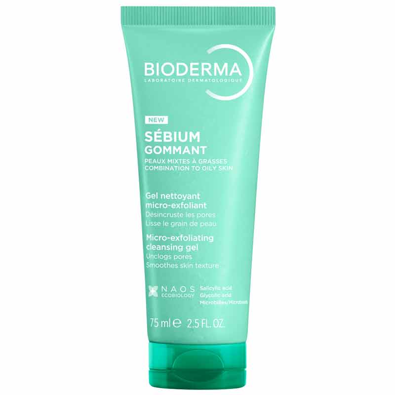 BIODERMA SÉBIUM GOMMANT  porentief reinigendes Peeling-Gel 75 ml Gel