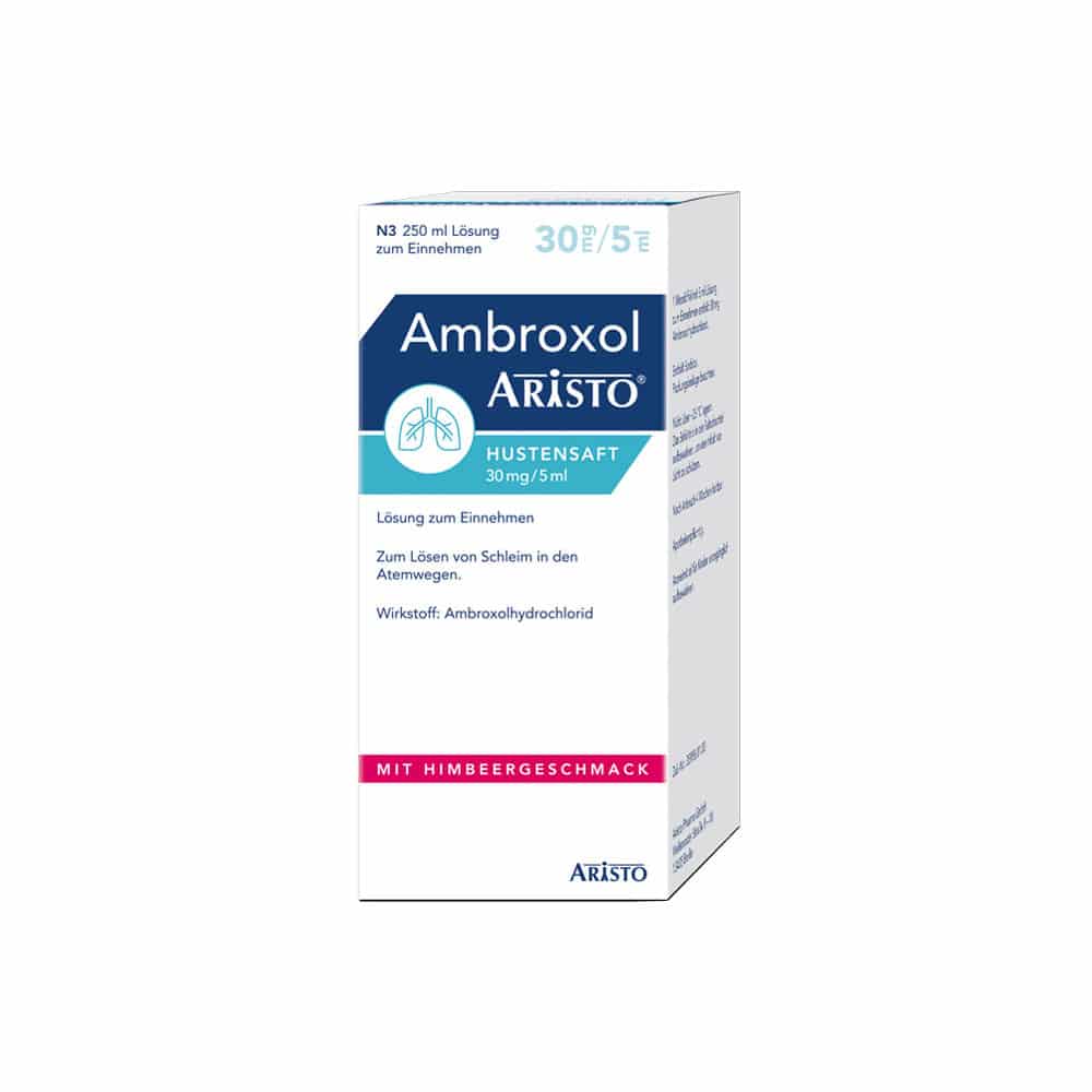 Ambroxol Aristo Hustensaft 30mg/5ml 250 ml Lösung zum Einnehmen