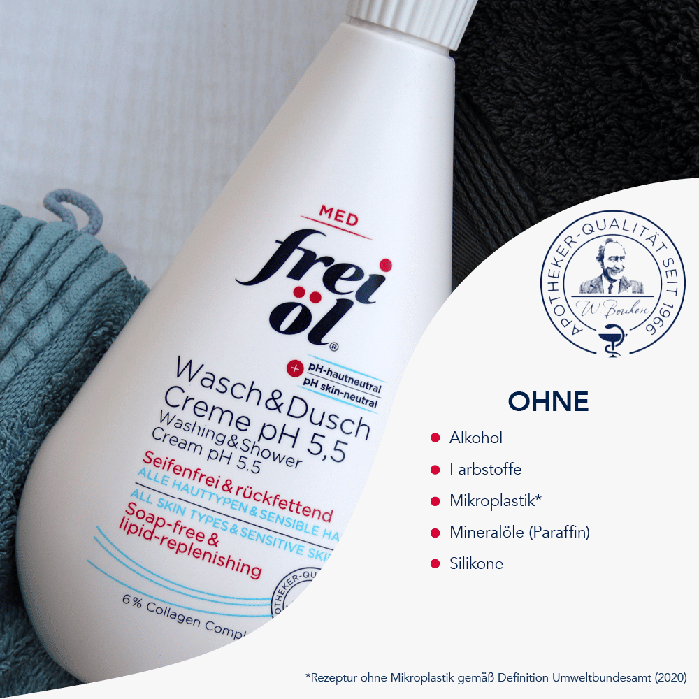 frei öl Wasch&Dusch Creme pH 5,5 500 ml Flüssigseife