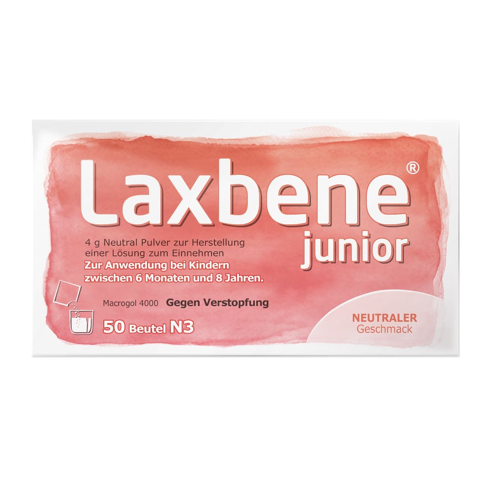 Laxbene junior 50X4 g Pulver zur Herstellung einer Lösung zum Einnehmen