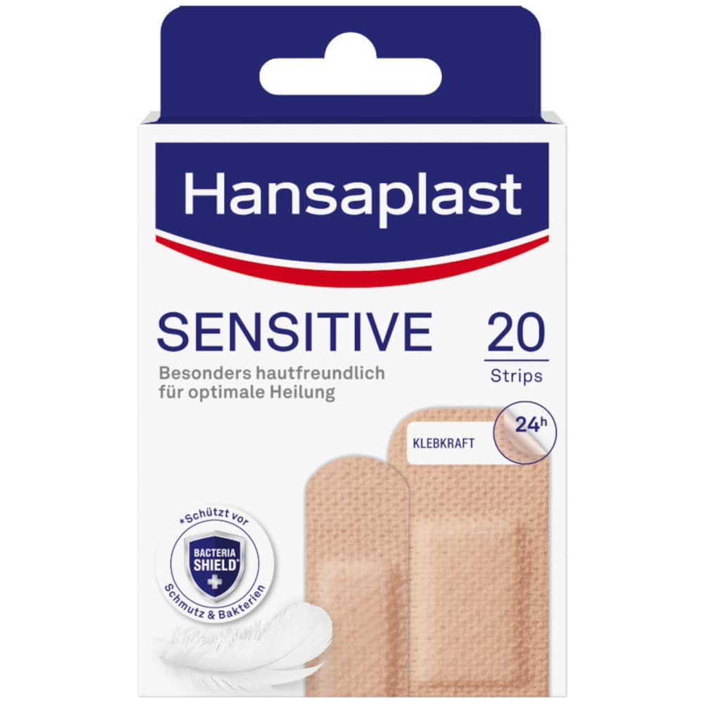 Hansaplast SENSITIVE Pflasterstrips 20 St Pflaster