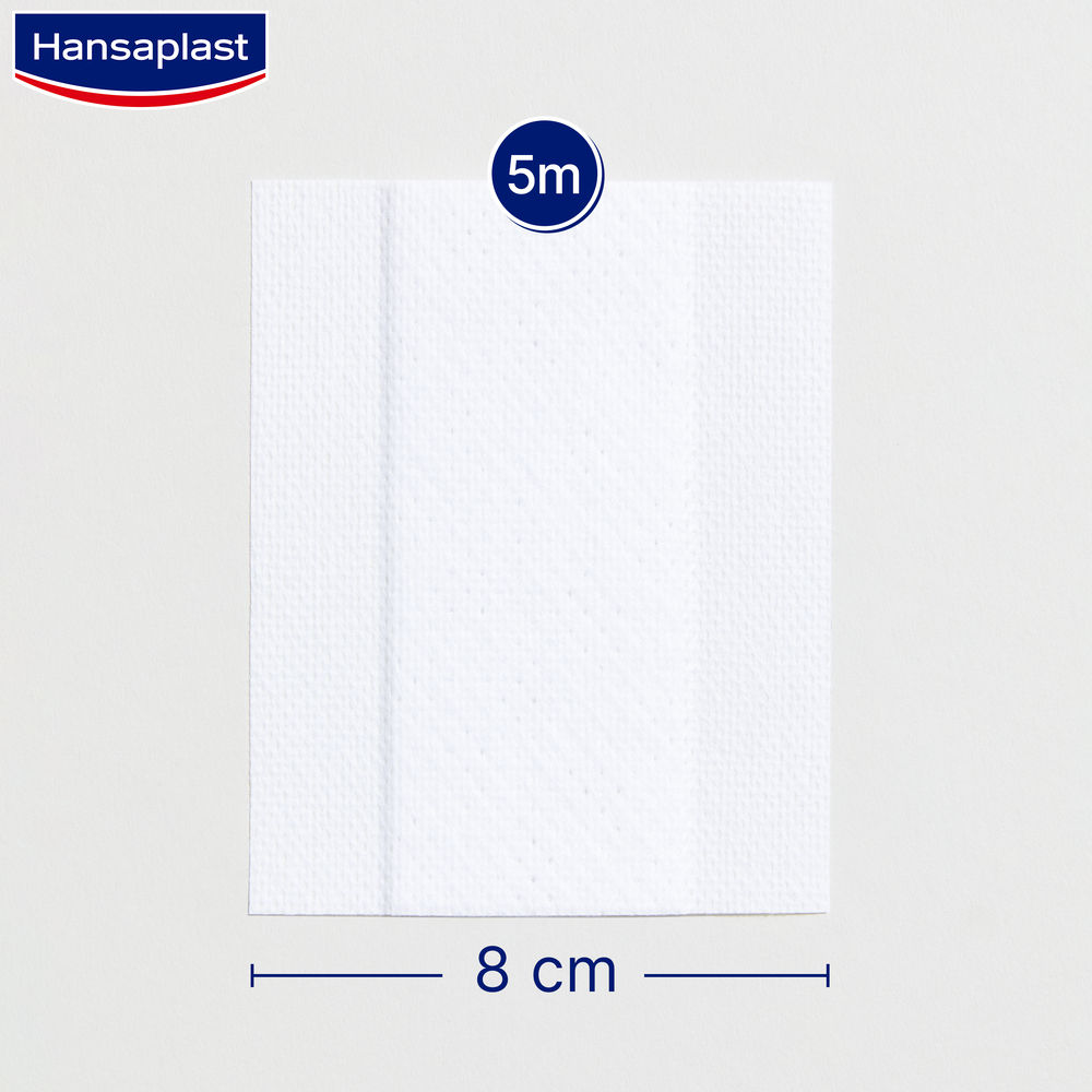 Hansaplast SENSITIVE Pflaster 8cm x 5m 1 St Pflaster