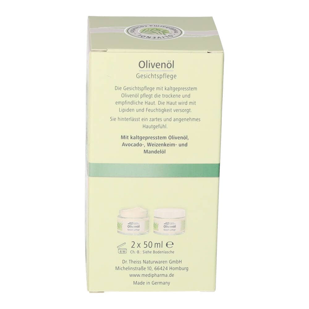 Olivenöl Gesichtspflege Doppelpack 2X50 ml Creme