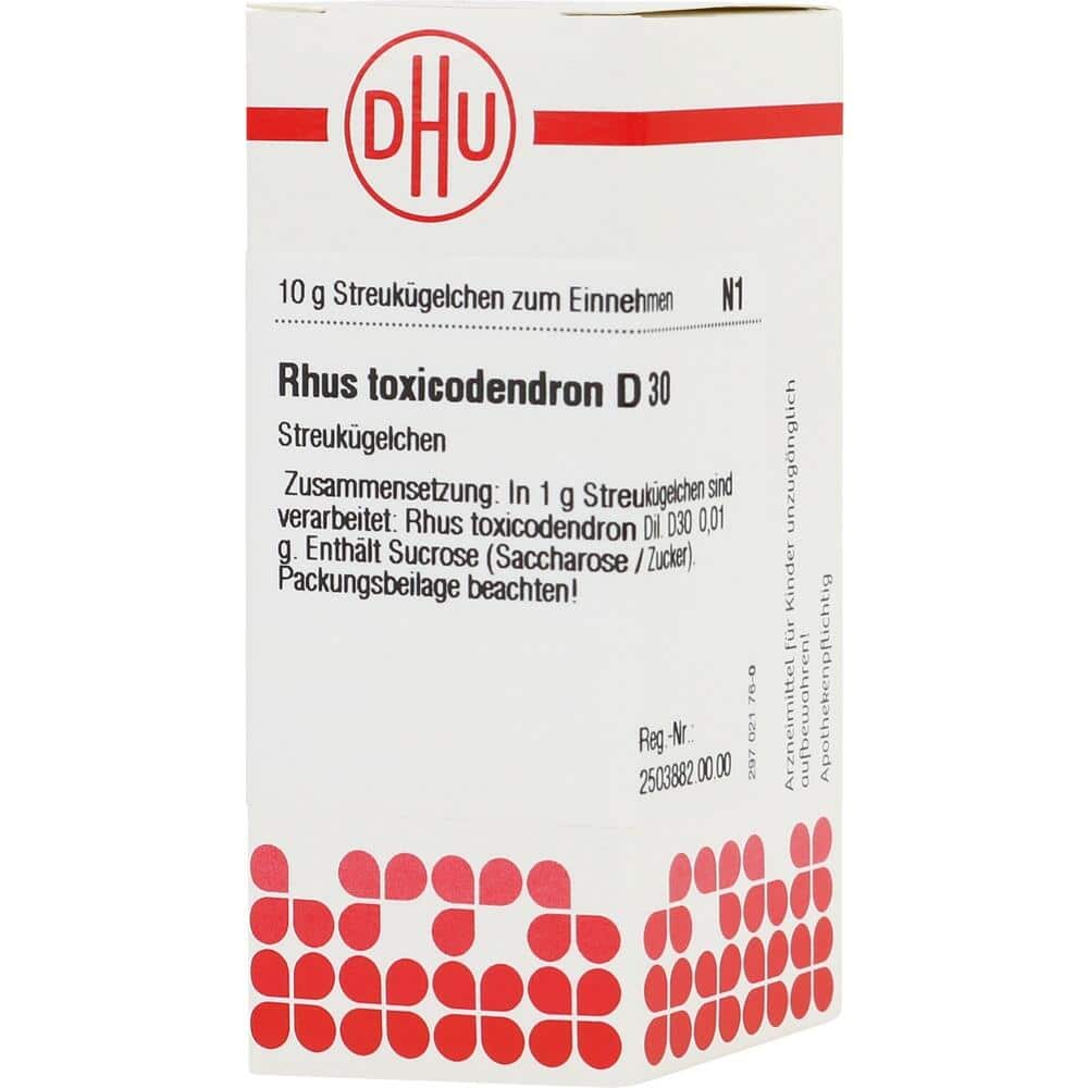 RHUS TOXICODENDRON D 30 Globuli 10 g Globuli