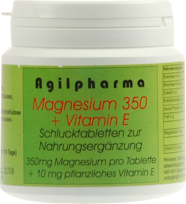 MAGNESIUM 350+Vitamin E Tabletten 110 St Tabletten