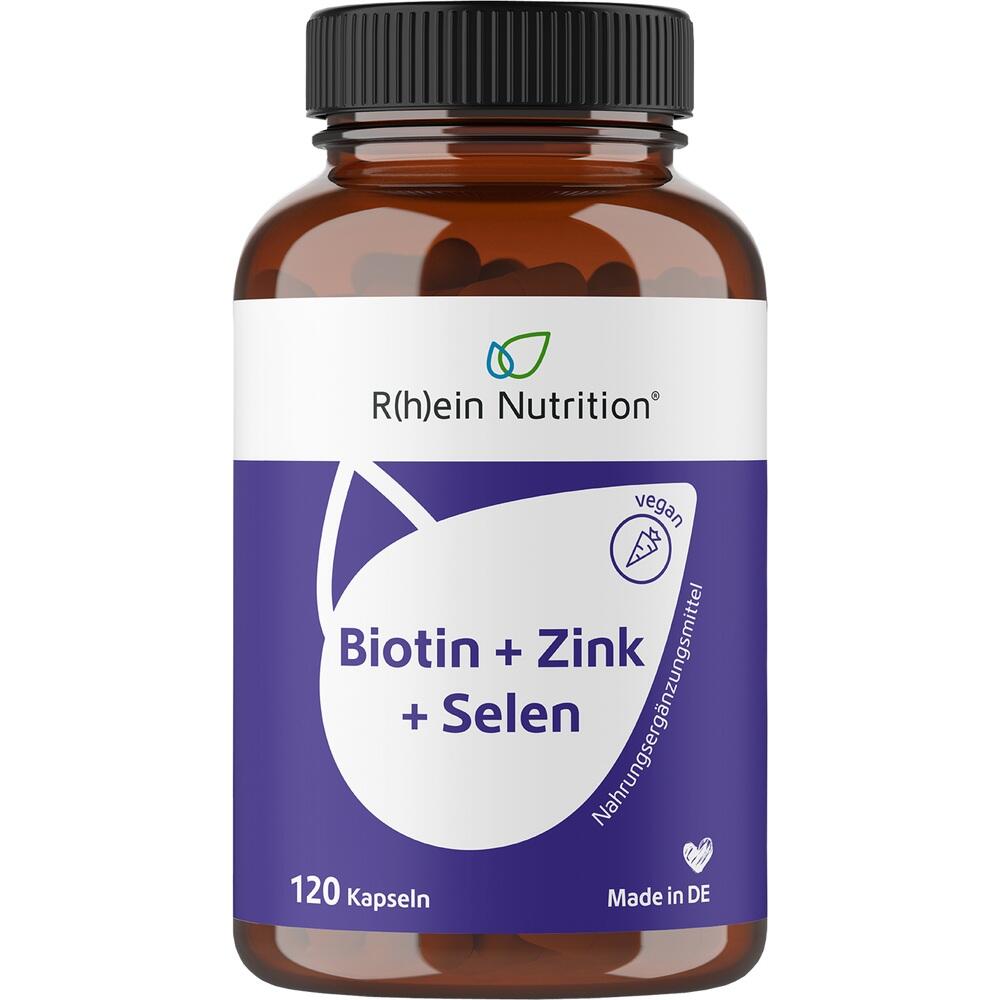R(h)ein Nutrition BIOTIN + ZINK + SELEN 120 St Kapseln
