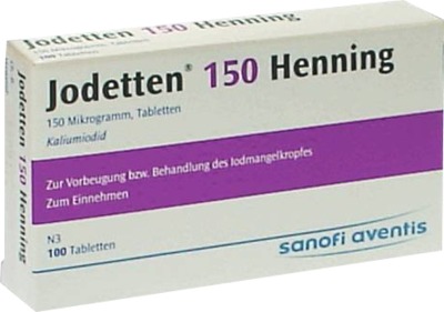 Jodetten 150 Henning 150 Mikrogramm 100 St Tabletten